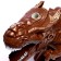 The dinosaur-robot radio-controlled “Rex”, the effect of smoke, light and sound, brown color
