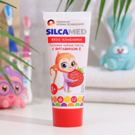 Silcamed toothpaste, nursery, strawberries, 65 g