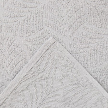 Tainted towel "Palma", gray color, 70x130 cm, cotton, 450g/m-3