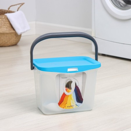 Container for washing powder, 6 l, color blue lagoon-1