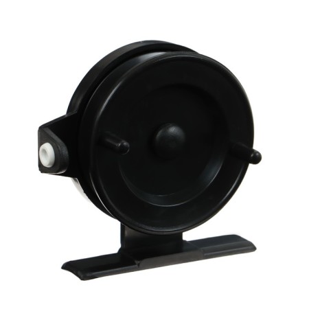 Inertial coil, plastic, diameter 5.5 cm, guide fishing lines, black color, 602-5