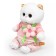 Soft toy "Lee Baby" in a sweatshirt with a flower, 20 cm LB-146