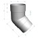 Knee 45 ° Döcke Premium graphite