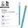 PEC PLACE WRITE-WRITIRY WITH A CORGIC cap, Blue pasta, gel 0.5 mm