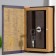 Safe -book wood to the leatherette "Knowledge is the absolute value of our time" 17x11x5 cm
