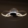 Cialogs from PDU 1916/5 LED 100W Dimmer white-black 48x54x8.5 cm Bayerlux