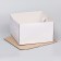 Box for cake, white, 30 x 30 x 19 cm