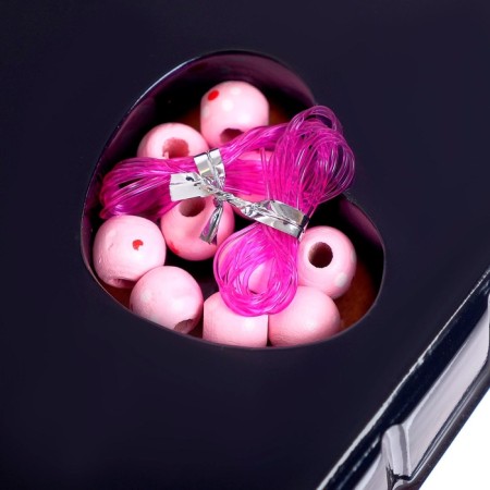 Set for beadwork "Creative fantasies", pink color-7