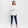 Women's shirt Minaku: Casual Collection Color White, Rr. 42