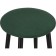 Haric gangtock stool spinning emerald, metal/velor, black/green 36x36x64 cm