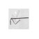 Facade lamp "Ray", FSD-010, 4 W, 3000K, 2 rays, IP65, 220 V, metal, white