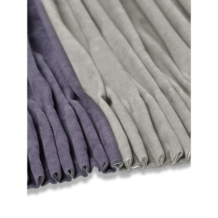 Set of curtains "Canvas", size 200x270 cm, 2 pcs, color purple gray-3