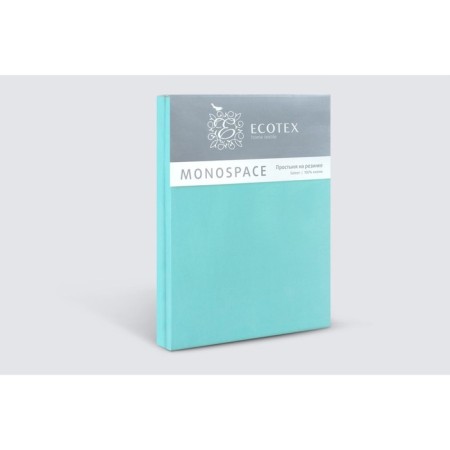 Glass sheet "Monopasse", size 200x200x23 cm, turquoise color-2