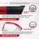 SkyWay Combo-4 scrap, size m, black-red, eco-leather