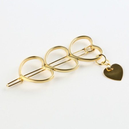 Hair clip mold "love", 6 x 2 s-2