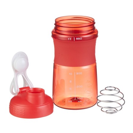 Shaker, 550 ml, series: Work, "Master K", 19.5 x 7.8 cm, red-1