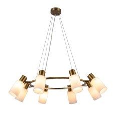 Ceiling light Gerhort G11063/8Cop WT, 8x60W, E14, 120x87x87 cm, bronze color