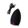 Rehazing Masturbator Erotist Lava, Black, 13 cm