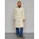 Coat insulated winter female, size 50, light-beige color