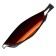Plastic folder A4, 340 x 245 x 40 mm, lightning from above, plastic, calligrata top, black/orange