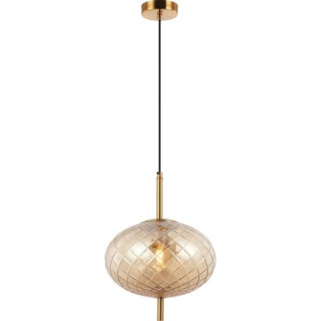 Suspension lamp SPHERE 1XE27 40W, size 27x27x3.5-150 cm, bronze color