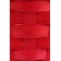 Wicker basket, D13 x H9.5/28 cm, bamboo, red
