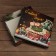 The box is folding, the cover is "New Year's magic" 30 x 30 x 8 cm