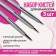 A set of hands for nail design, 3 pcs, 16.5 cm, in PVC - a tube, silver color