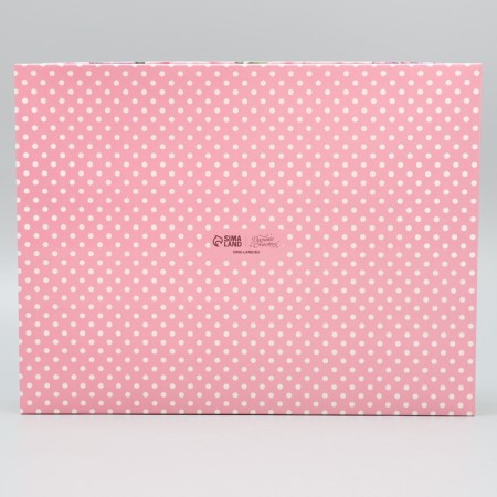 Gift box, packaging, "peonies", 32 x 24 x 9 cm-4