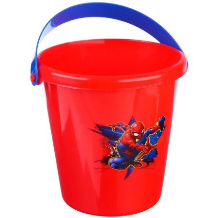 Bucket for playing sand, 1l, spider-man-2