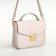 Women's bag on the valve, Textura, small size, beige color