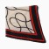 Platen women's scarf Minaku, 70*70, central black