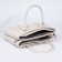 Luggage bag on lightning, 2 external pockets, milk color