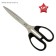 Scissors 20.3 cm Lamark, comfortable plastic handles, on a paper holder