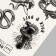 Tattoo on the body "Snake, skull, dagger" 10x15 cm