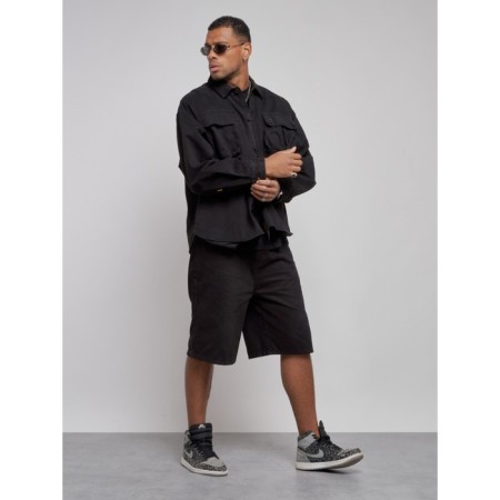 Jeaning jacket men's, size 48, black color-10