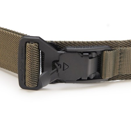 Tactical belt, trouser "flex" magnetic buckle, size S, up to 90 cm, green-1