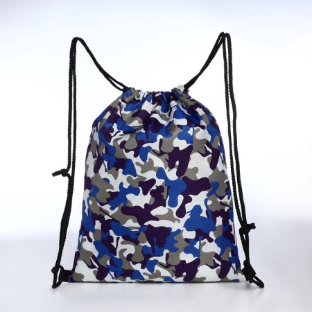 Back for shoes on a lace, blue color/camouflage-1