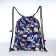 Back for shoes on a lace, blue color/camouflage