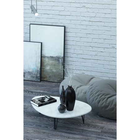 Journal table "Dudley", 940 × 690 × 246 mm, color white concrete