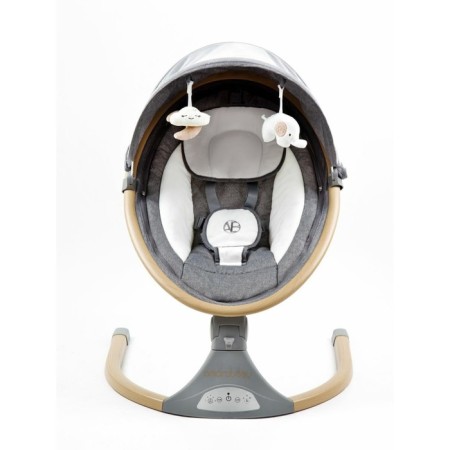 Электрокачели детские AmaroBaby Ergo Swing, цвет серый-10