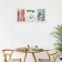 Wall watches with "Family" photo frames, silent, D-9 cm, 17 x 35 cm, aa