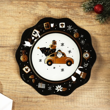The plate "Time of miracles. New Year ", 23 cm-1