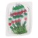 Bait jig flag No. 11, 9 cm, green-white-red