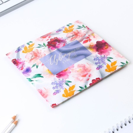 Gift set: notebook and magnetic bookmarks 2 pcs. "Blooming happiness"-2