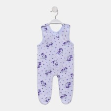 Long baby sliders, white/purple color, height 68 cm