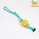 A wicker cable toy with a ball, up to 45 cm, up to 115 g, blue/yellow