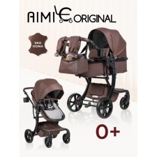 Stroller transformer Farfello Aimile Original Autumn AA-7, chocolate color