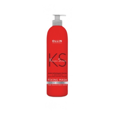 Fixing mask with keratin OLLIN KERATINE SYSTEM for lightened hair
