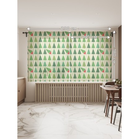 Photo "stole a Christmas tree", size 145x180 cm, 2 pcs-1